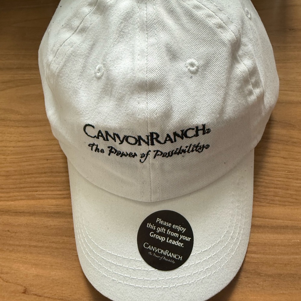 White Baseball Cap, Canyon Ranch